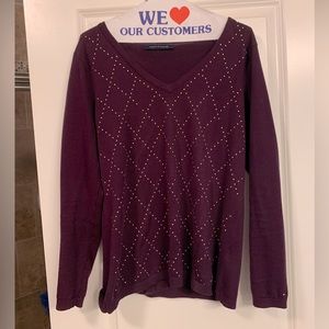 Tommy Hilfiger Women’s Studded Sweater - Size L